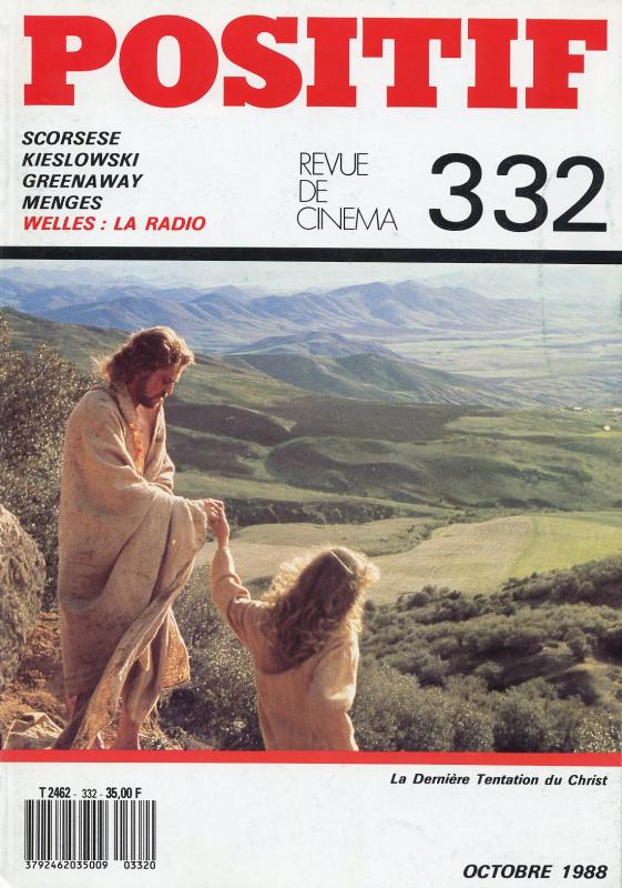 POSITIF magazine side cover Issue 332 October 1988