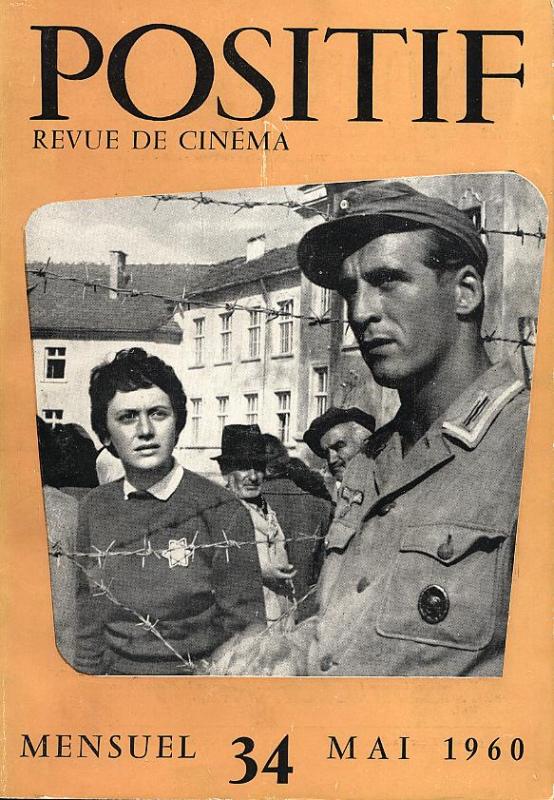 POSITIF magazine side cover Issue 34  1960
