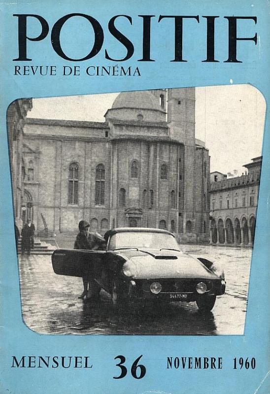 POSITIF magazine side cover Issue 36  1960