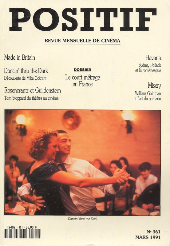 POSITIF magazine side cover Issue 361 March 1991