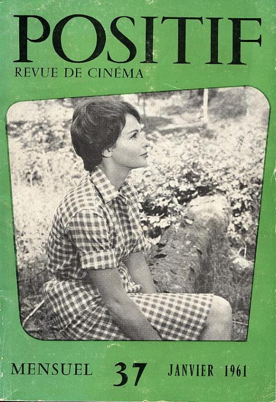 POSITIF magazine side cover Issue 37  1961