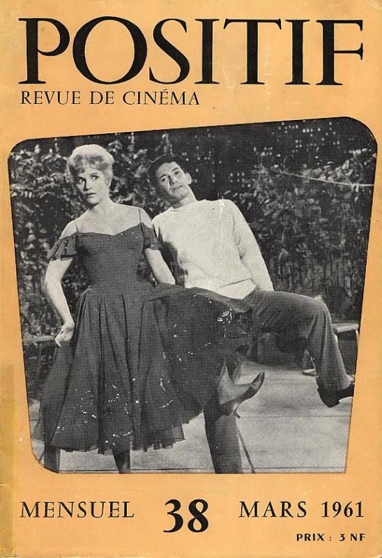 POSITIF magazine side cover Issue 38  1961