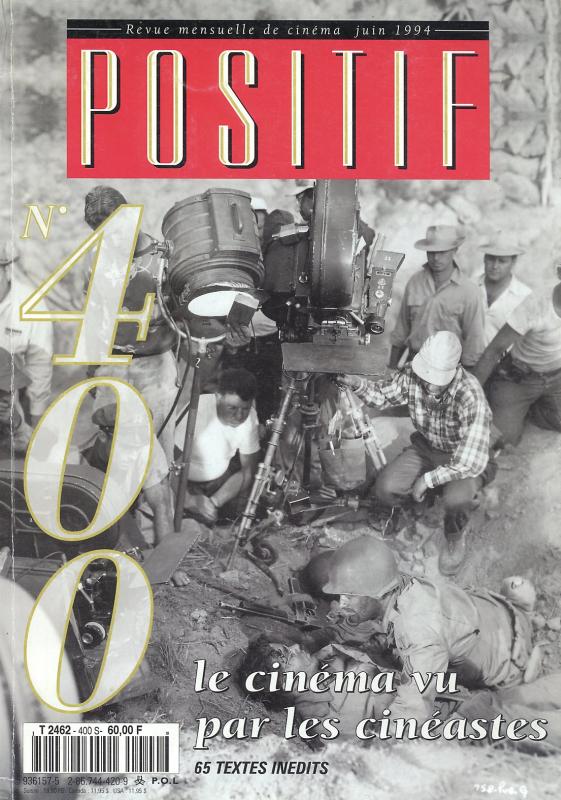 POSITIF magazine side cover Issue 400 June 1994