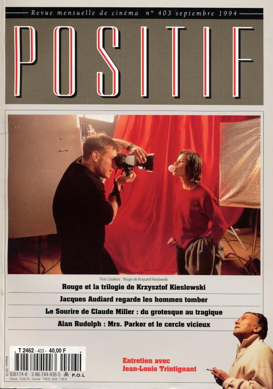 POSITIF magazine side cover Issue 403 September 1994