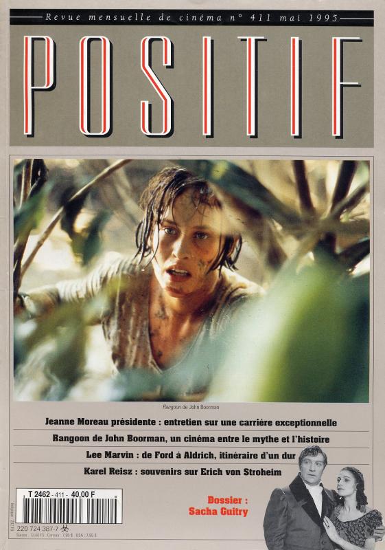 POSITIF magazine side cover Issue 411 May 1995