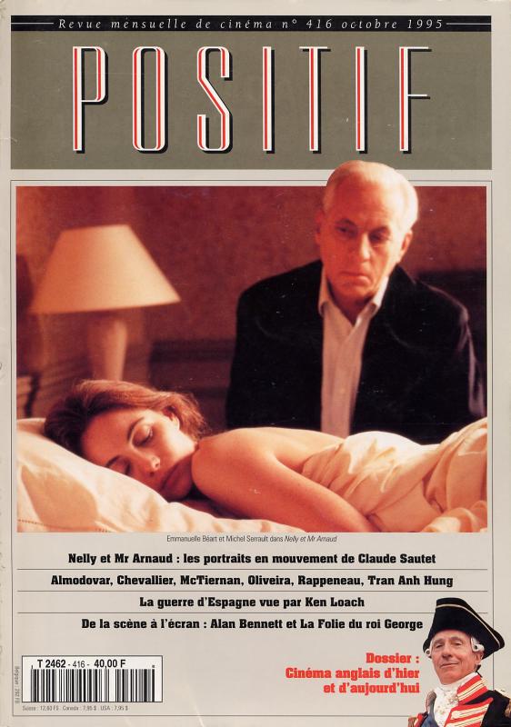 POSITIF magazine side cover Issue 416 October 1995