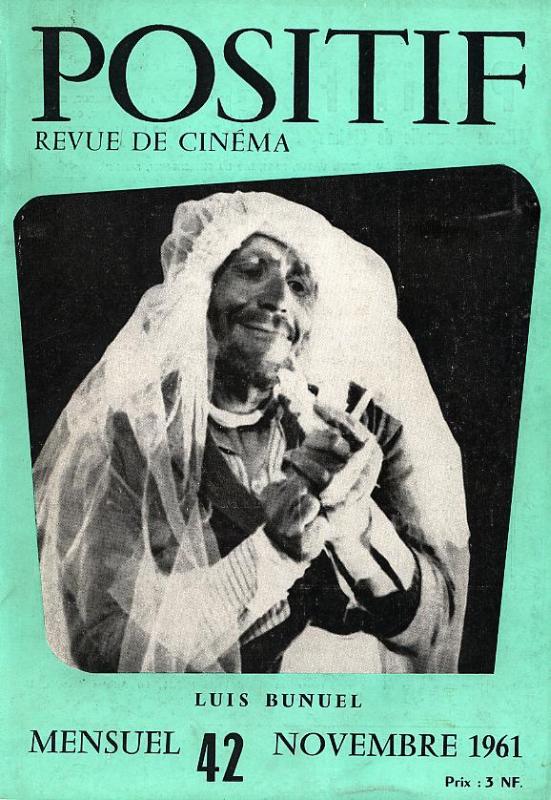 POSITIF magazine side cover Issue 42  1961