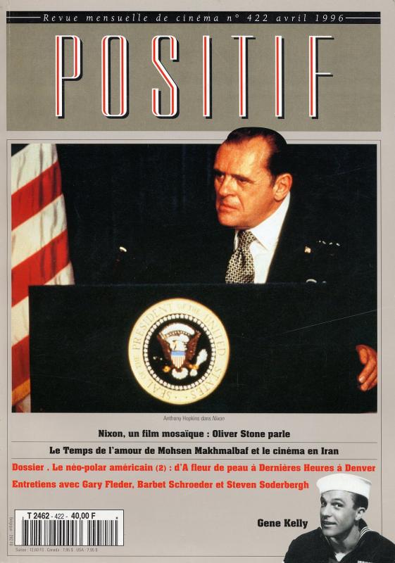 POSITIF magazine side cover Issue 422 April 1996