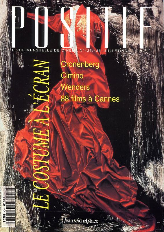POSITIF magazine side cover Issue 425/426 July/August 1996