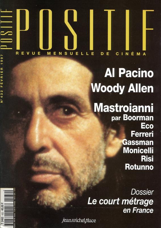 POSITIF magazine side cover Issue 432 February 1997