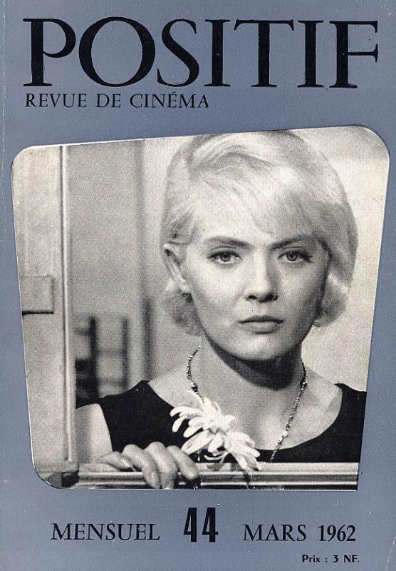 POSITIF magazine side cover Issue 44  1962