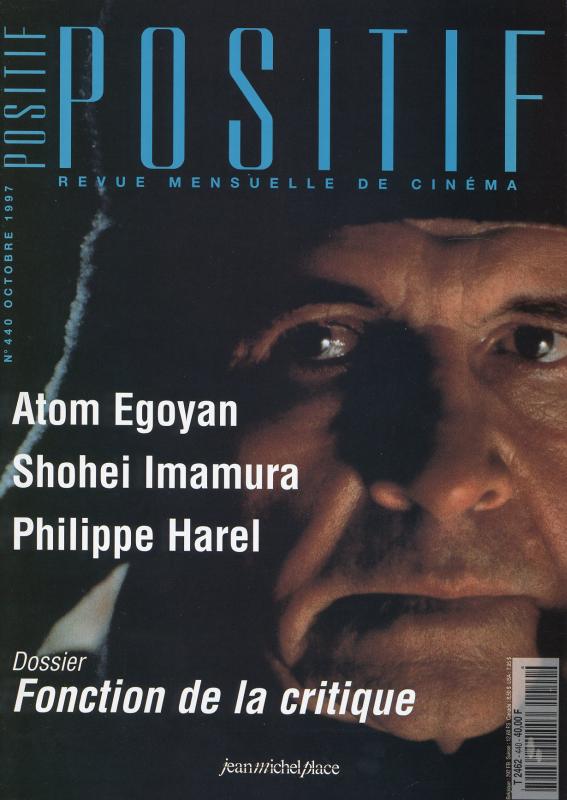 POSITIF magazine side cover Issue 440 October 1997