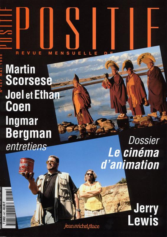 POSITIF magazine side cover Issue 447 May 1998