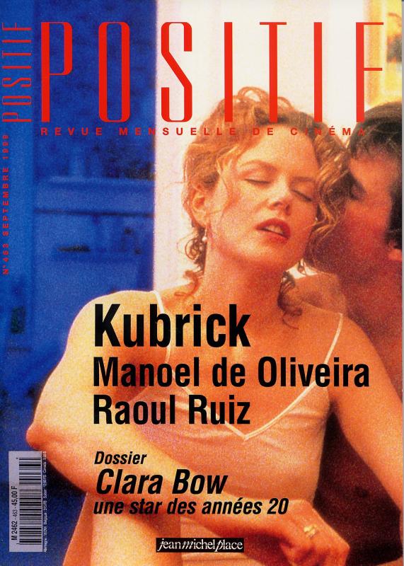 POSITIF magazine side cover Issue 463 September 1999