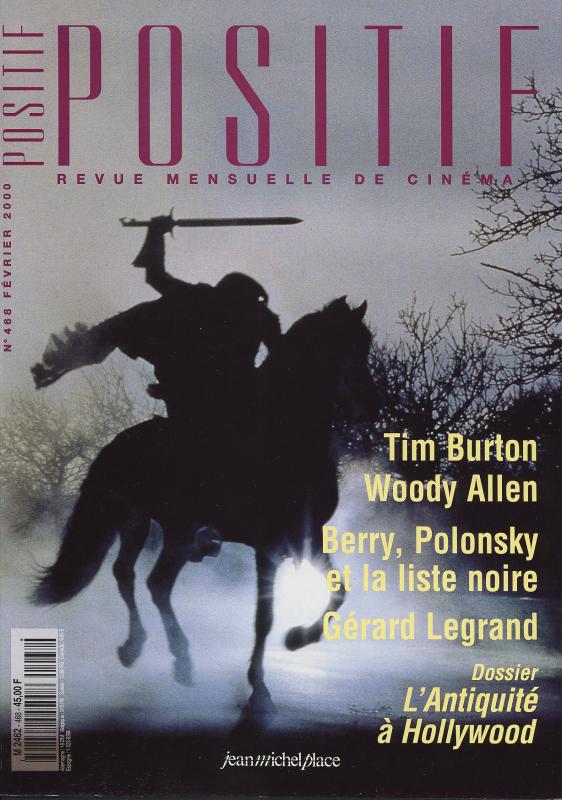 POSITIF magazine side cover Issue 468 February 2000