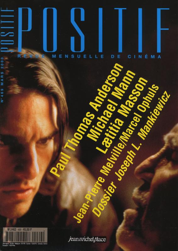 POSITIF magazine side cover Issue 469 March 2000