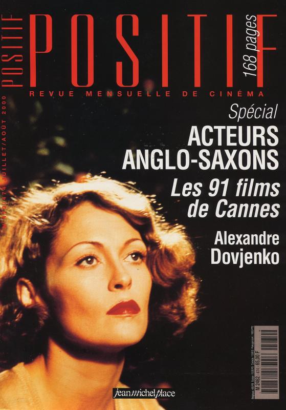POSITIF magazine side cover Issue 473/474 July/August 2000