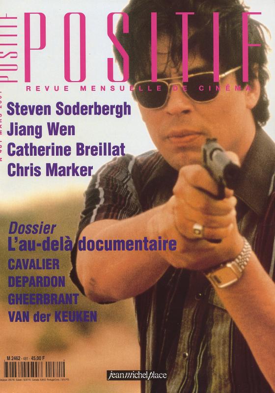 POSITIF magazine side cover Issue 481 March 2001