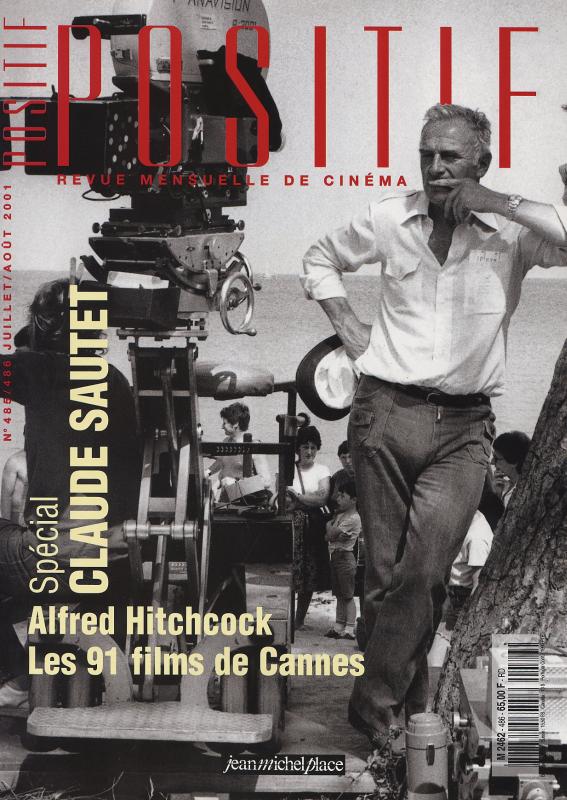 POSITIF magazine side cover Issue 485/486 July/August 2001