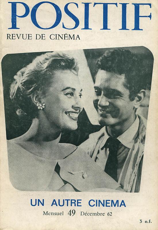 POSITIF magazine side cover Issue 49  1962