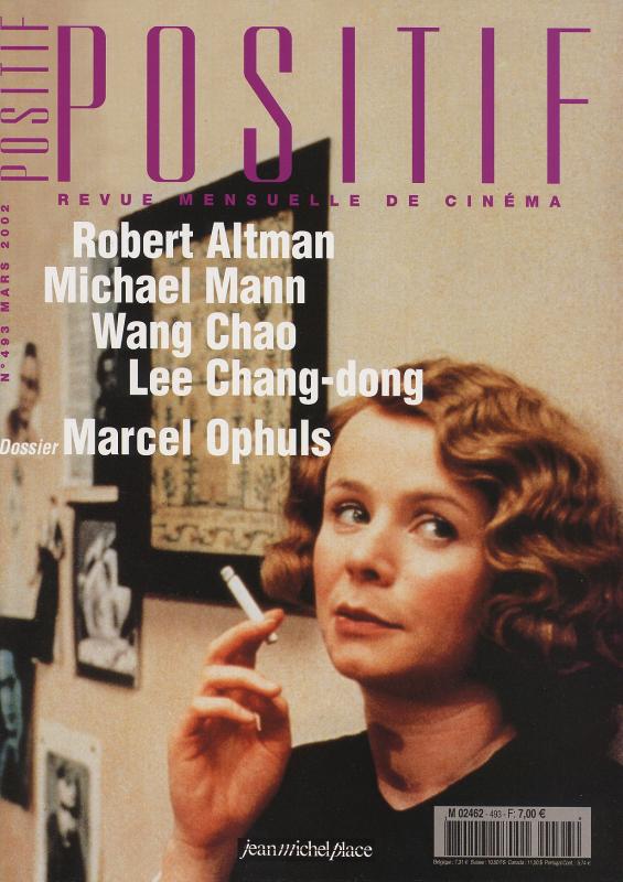 POSITIF magazine side cover Issue 493 March 2002