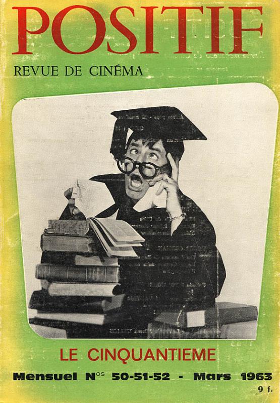 POSITIF magazine side cover Issue 50/51/52  1963