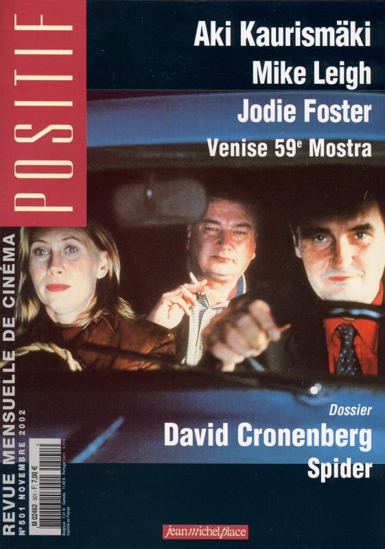 POSITIF magazine side cover Issue 501 November 2002