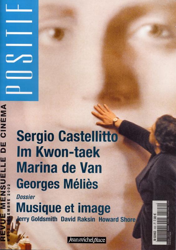 POSITIF magazine side cover Issue 502 December 2002