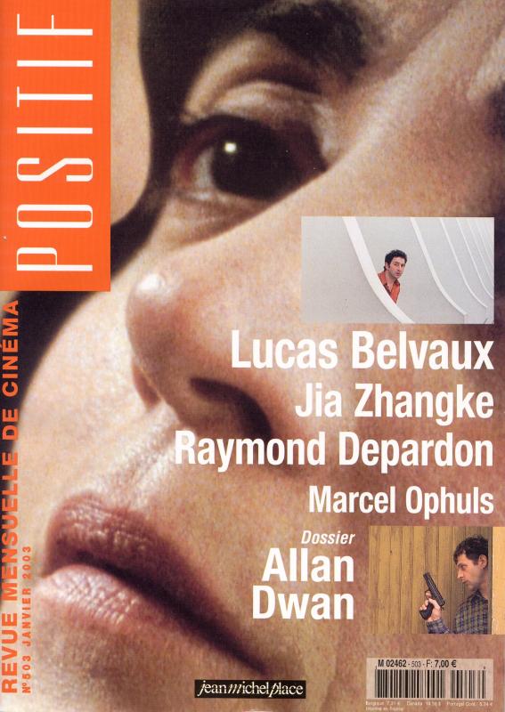 POSITIF magazine side cover Issue 503 January 2003