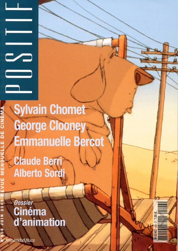 POSITIF magazine side cover Issue 508 June 2003