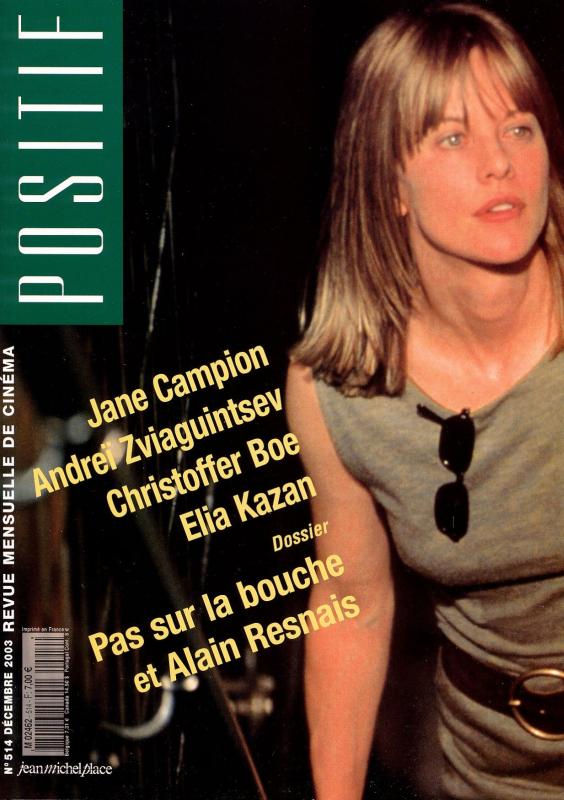 POSITIF magazine side cover Issue 514 December 2003