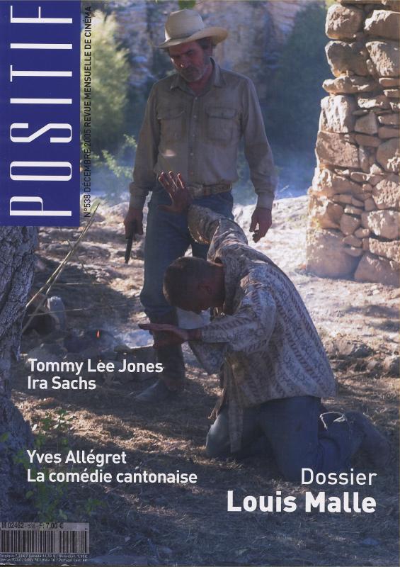 POSITIF magazine side cover Issue 538 December 2005
