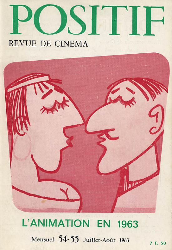 POSITIF magazine side cover Issue 54/55  1963