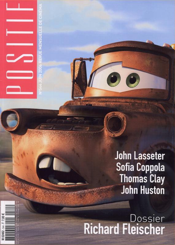 POSITIF magazine side cover Issue 544 June 2006