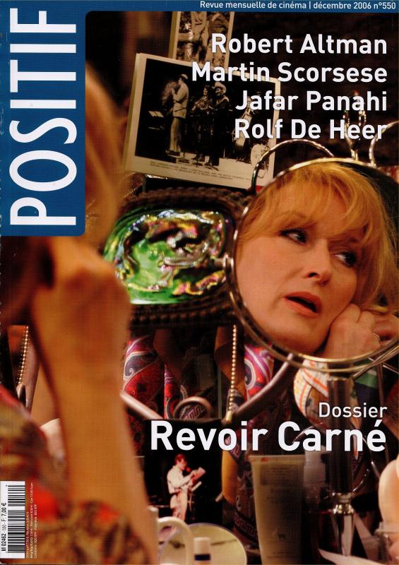 POSITIF magazine side cover Issue 550 December 2006