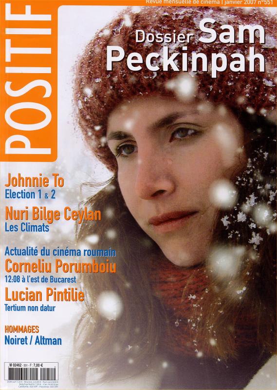 POSITIF magazine side cover Issue 551 January 2007