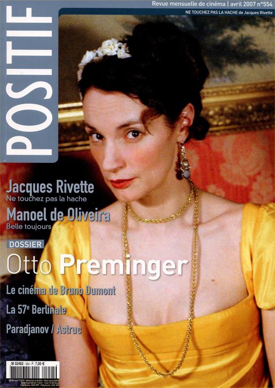 POSITIF magazine side cover Issue 554 April 2007