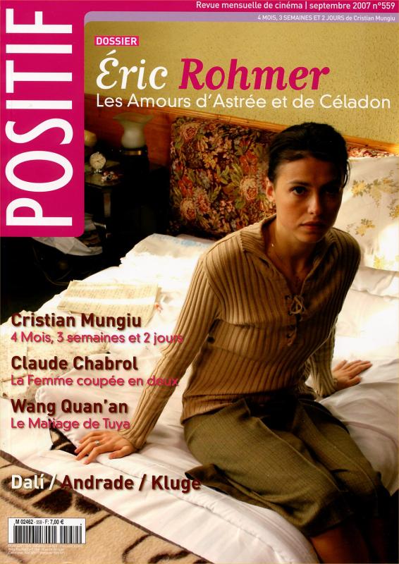 POSITIF magazine side cover Issue 559 September 2007
