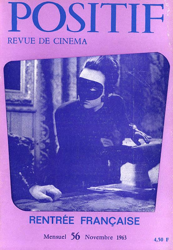 POSITIF magazine side cover Issue 56  1963