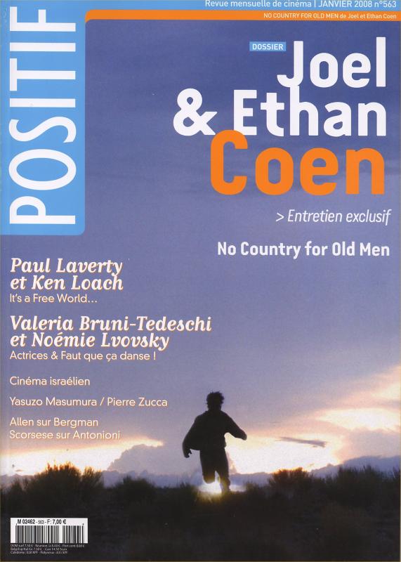 POSITIF magazine side cover Issue 563 January 2008