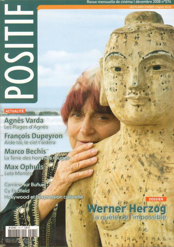 POSITIF magazine side cover Issue 574 December 2008