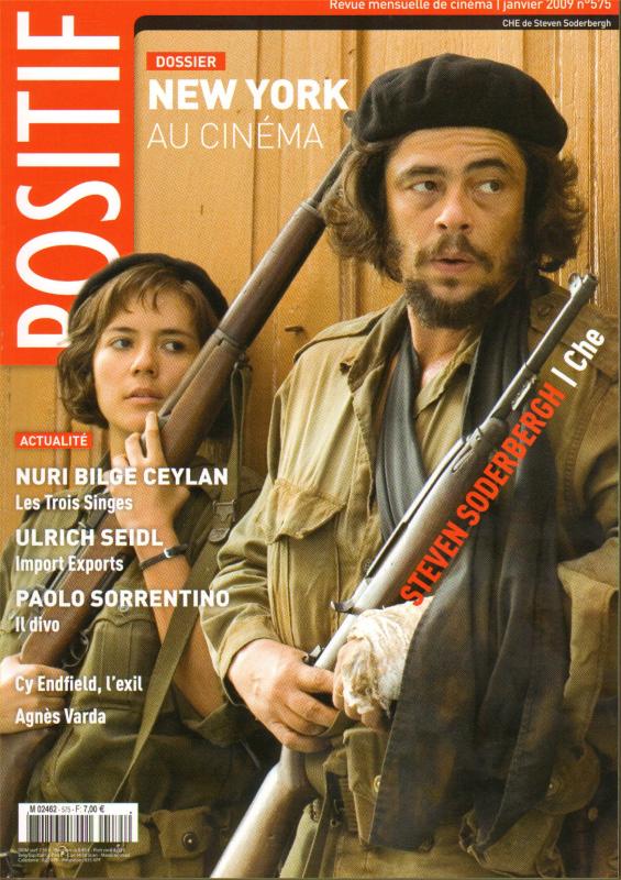 POSITIF magazine side cover Issue 575 January 2009