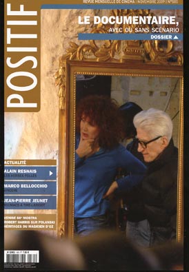 POSITIF magazine side cover Issue 585 November 2009