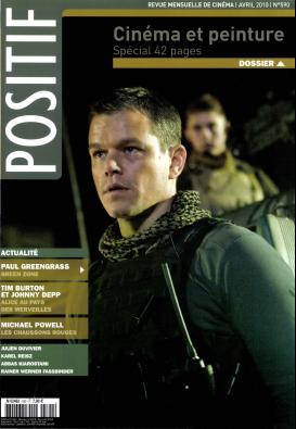POSITIF magazine side cover Issue 590 April 2010