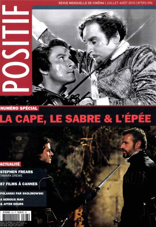 POSITIF magazine side cover Issue 593/594 July/August 2010