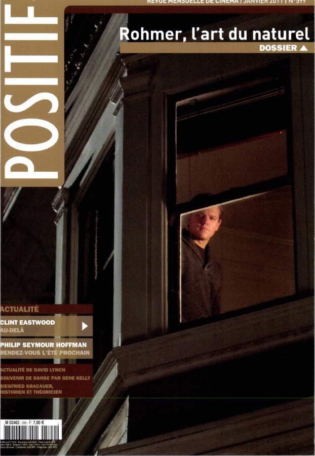 POSITIF magazine side cover Issue 599 January 2011