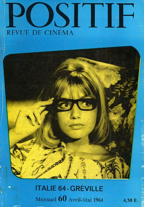 POSITIF magazine side cover Issue 60  1964