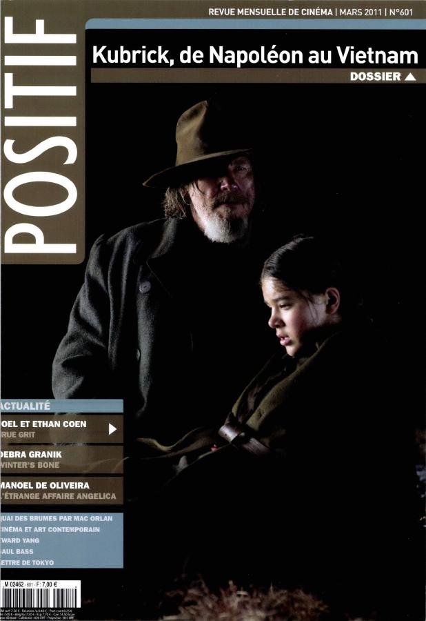 POSITIF magazine side cover Issue 601 March 2011