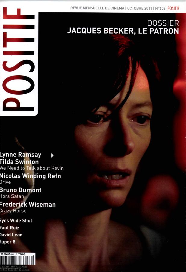 POSITIF magazine side cover Issue 608 October 2011