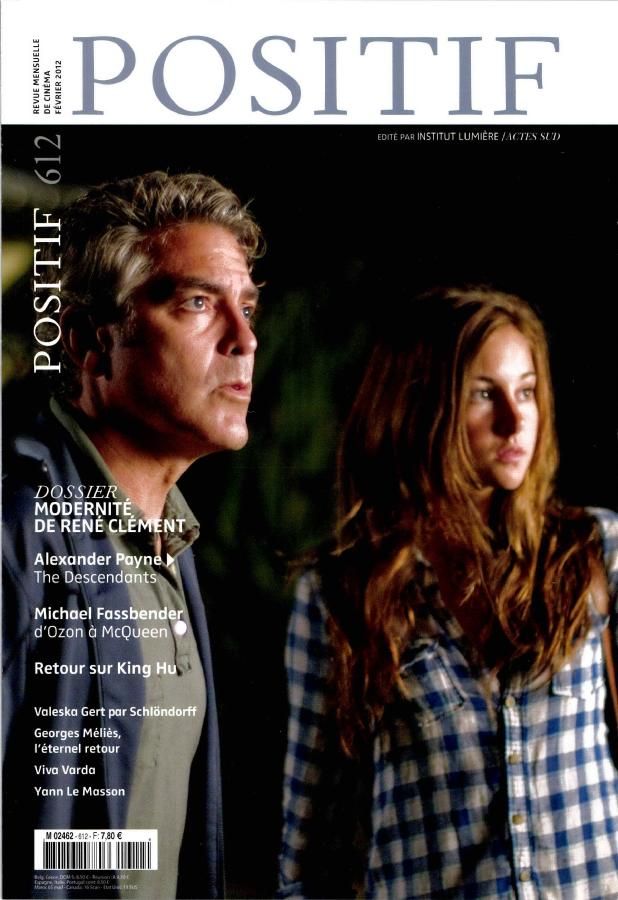 POSITIF magazine side cover Issue 612 February 2012